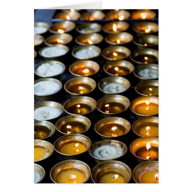 Cartão Velas de Manteiga de Iaques (Frente)