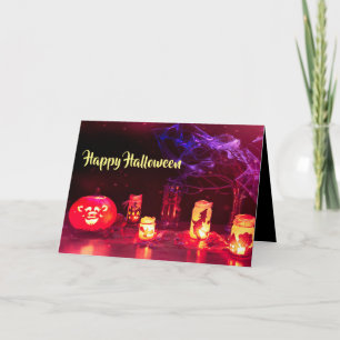 Cartão Velas Feliz Halloween