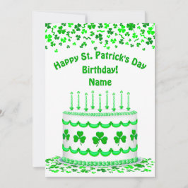Cartão Velas Planas Personalizadas para Bolo de Aniversár