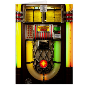 Cartão Velha Jukebox