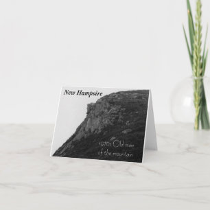 Cartão Velho da montanha New Hampshire