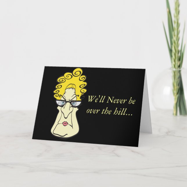 Cartão Velho Grumpy (Frente)