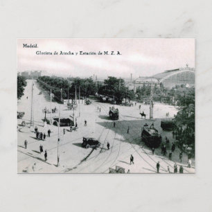 Cartão velho - Madrid, espanha