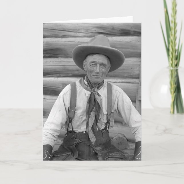 Cartão Velho vaqueiro (Frente)