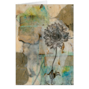 Cartão Vellum Floral I