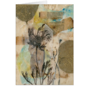 Cartão Vellum Floral II