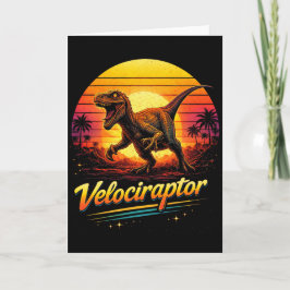 Cartão Velociraptor