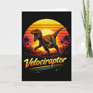 Cartão Velociraptor