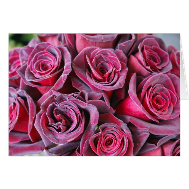 Cartão Velvet Beauty (Frente horizontal)