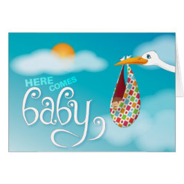 Cartão Vem aqui o bebê!