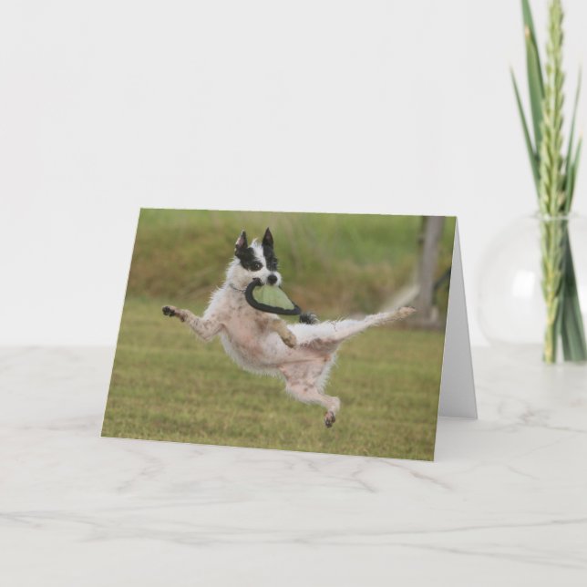 Cartão vencedor da competição da foto de Karate', (Frente)