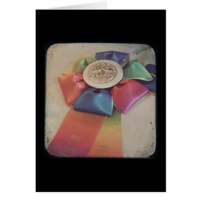 Cartão Vencedor do Prêmio (Frente)