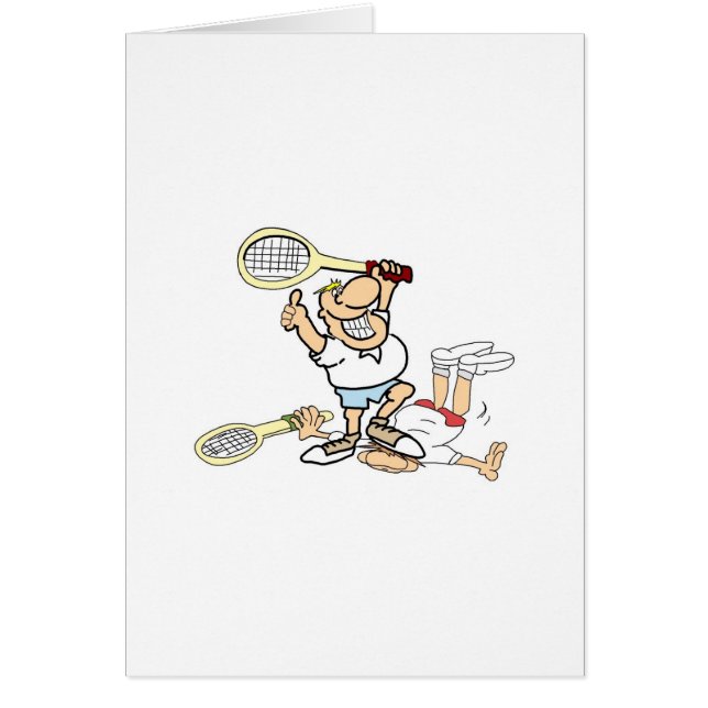 Cartão Vencedor do tênis (Frente)