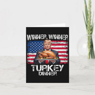 Cartão Vencedor do Trump na Turquia Janta diversão de agr