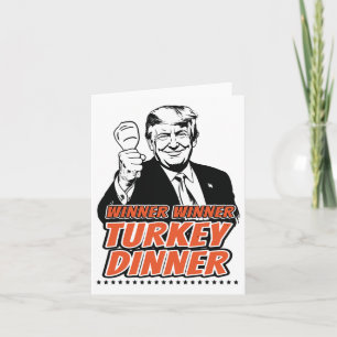 Cartão Vencedor Turquia Janta Engraçado Turquia Trump Tha