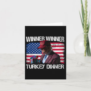 Cartão Vencedor Turquia Janta Humor Engraçado Trump Do Qu