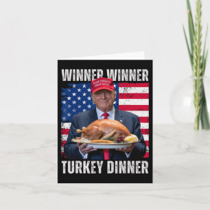 Cartão Vencedor Turquia Janta Humor Engraçado Trump Do Qu