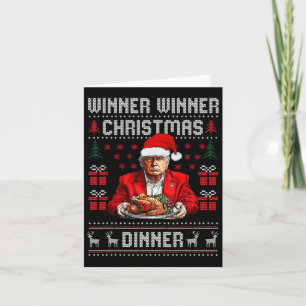 Cartão Vencedor vencedor de Janto Papais noeis de Natal T