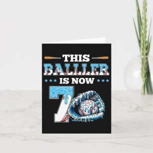 Cartão Venda Ventilador desportivo de Festa de aniversári