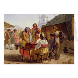 Cartão Vendedor de Kvas, 1862