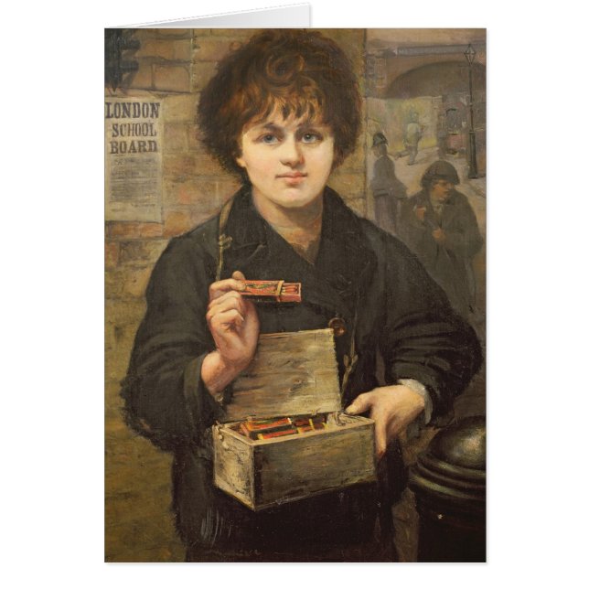 Cartão Vendedor do fósforo (Frente)