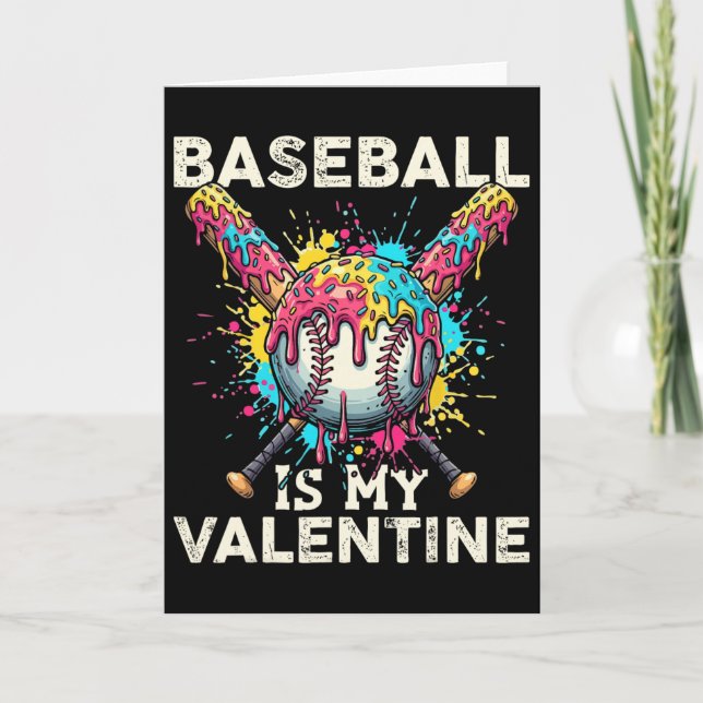 Cartão Vender É Meu Sorvete De São Valentim Drip Ts Cruza (Frente)