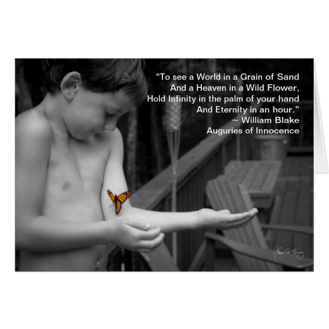 Cartão "Vendo o mundo" (Frente horizontal)