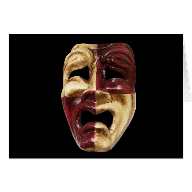 Cartão Venetia Máscaras (Frente Horizontal)