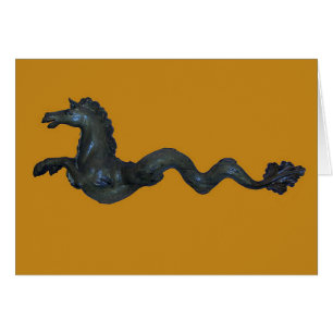 Cartão Venetian Murano Glass Horse