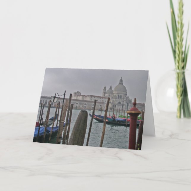 Cartão Veneza - gôndola (Frente)