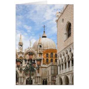 Cartão Veneza, Veneto, Itália - As aves estão empoleirada