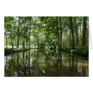 Cartão Veneza verde Coulon France