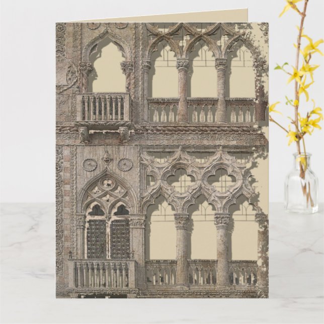 Cartão Venezia D'Oro (Flor Amarela)