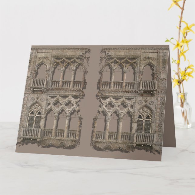 Cartão Venezia D'Oro (Flor Amarela)