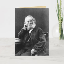 Cartão Venha à minha alma: Walt Whitman Condolence