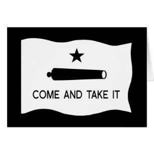 Cartão Venha e assuma a bandeira ~ Texas