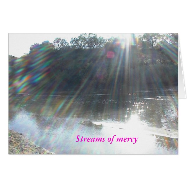 Cartão Venha, Você Fundou cada bênção (Frente Horizontal)