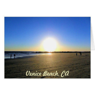 Cartão Venice Beach Sunset