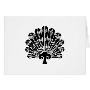 Cartão Ventilador de penas gaviões