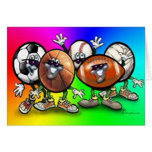 Cartão Ventilador desportivo