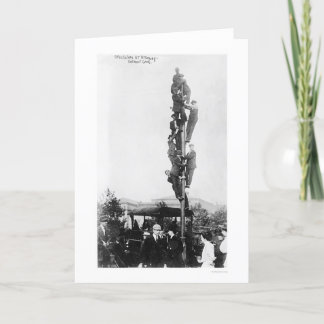 Cartão Ventiladores da Basefall de Piratas Loucos 1909