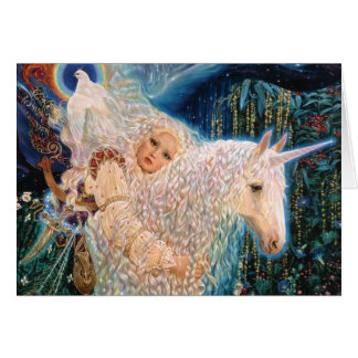 Cartão Vento branco por Elizabeth Kyle.