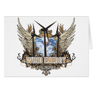 Cartão Vento verde Colorado do orgulho