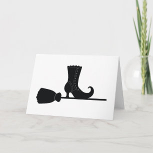 Cartão Ventre das Bruxas do Halloween