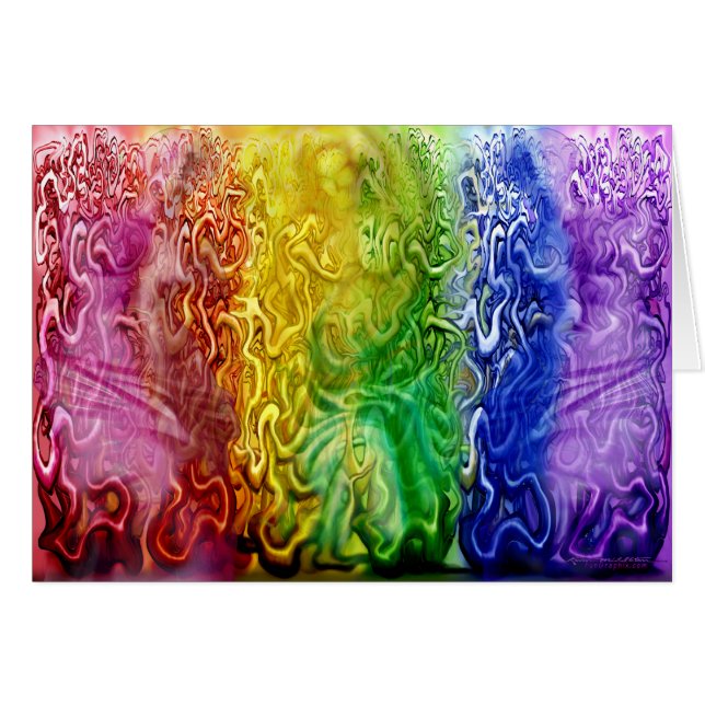 Cartão Venus de Rainbow (Frente Horizontal)
