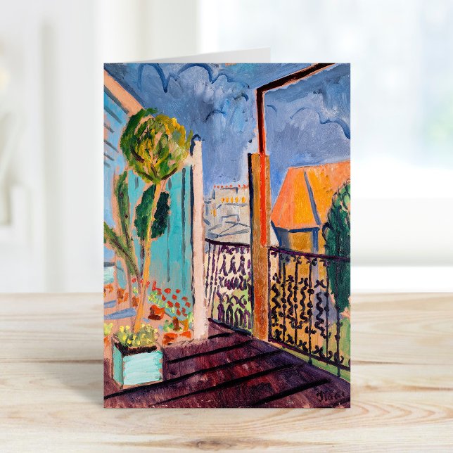 Cartão Ver a partir da janela do Studio | Isaac Grünewald (Criador carregado)