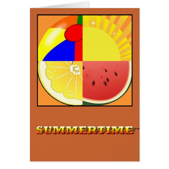 Cartão Verão (Frente)