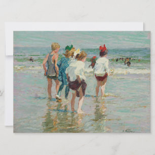 Cartão Verão em Brighton Beach (por E.H. Potthast)