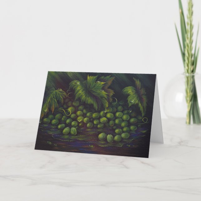 Cartão verde das uvas (Frente)
