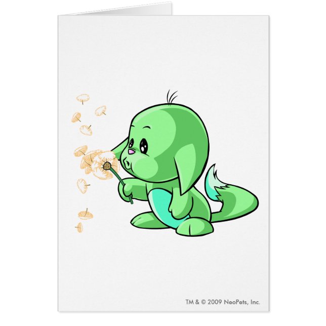 Cartão Verde de Kacheek (Frente)